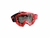 Antiparras Progrip 3201 Rojo Visor Transparente - MOTOSWIFT