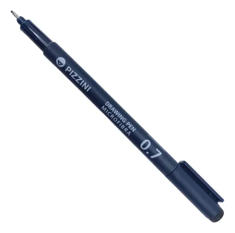 ESTILOGRAFO MICROFIBRA PIZZINI 0.7mm - DP0.7NG - comprar online