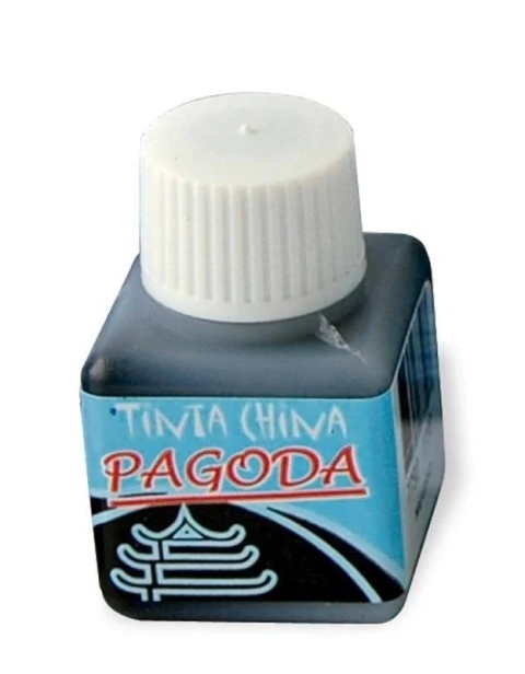 TINTA CHINA PAGODA 17cc NEGRA