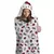 Manta Con Capucha Hello Kitty Corderito Abrigada Suave Invierno - Licencia Oficial - comprar online