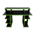 Escritorio Pc Gamer 7118 Negro Con Filo verde - De Casa Store
