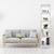 Biblioteca 5 Estantes 40x180x25 Cm Color Blanco Cod.6006 - comprar online