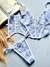 Conjunto Corset Manu Bordado - Branco
