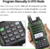BaoFeng-Walkie Talkie de Longo Alcance, Alta Potência, Multi Band, Tipo C Carregador, Walkie Talkie, Ham Two Way Radio, UV-13 PRO V1 V2