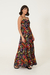 Vestido Feminino Longo Gal Estampa Safra
