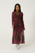 VESTIDO MAXI TULE ESTAMPA FLOR DE CAFÉ na internet