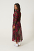 VESTIDO MAXI TULE ESTAMPA FLOR DE CAFÉ