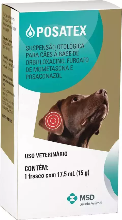 Posatex Suspensão Otológica para Cães 17,5 ml