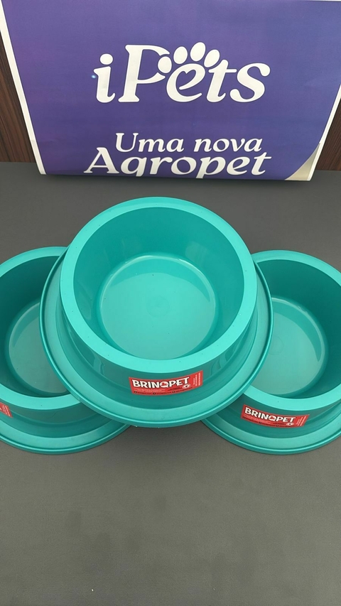 Comedouro plastico Brinqpet 600ml