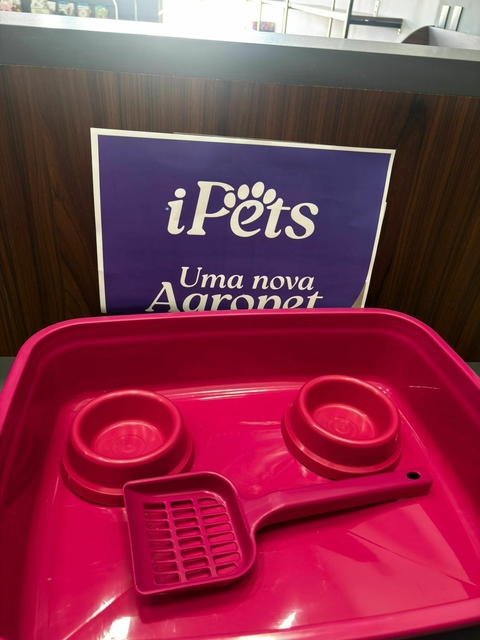 Bandeja c/ espátula para Gatos