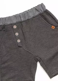 BERMUDA COM ESTILO PRETO - Carretel Kids