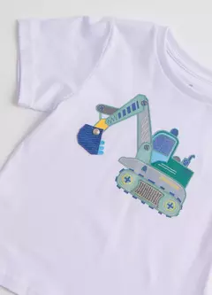 CAMISETA AO TRABALHO BRANCO - loja online