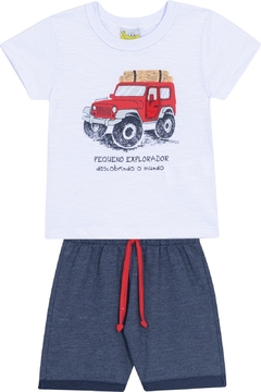 CONJ CAMISETA E BERMUDA CARRO - loja online