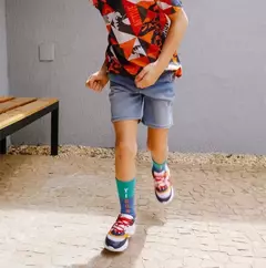 MEIA 3/4 LOV.IT DUO COLOR - loja online