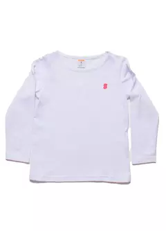 CAMISETA BASIQUINHO FUN BRANCO - Carretel Kids
