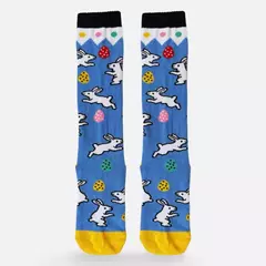 Meia Coelho Azul - Carretel Kids