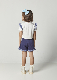 CONJUNTO FEMININO INFANTIL BLUSA E SHORT na internet