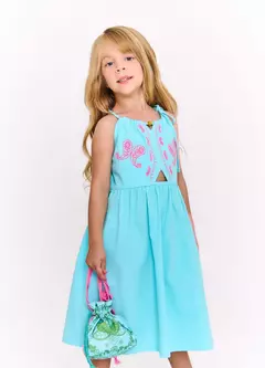 BOLSA LENCO TROPICAL ROSA E VERDE U - comprar online