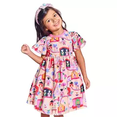 VESTIDO OS GATINHOS TAMBÉM BEGE