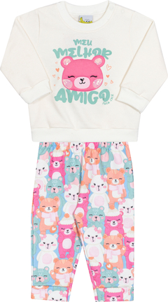 CONJUNTO CASACO E CALCA FEMININO BEBÊ