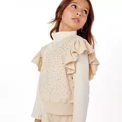 TRIJUNTO FEMININO INFANTIL PULÔVER COM BLUSA - comprar online