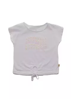 BLUSA FOLHINHAS BRANCO - comprar online