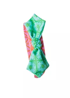 ARCO LENCO TROPICAL ROSA E VERDE U na internet