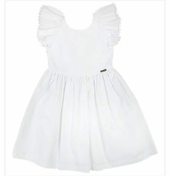 VESTIDO DECOTE BRANCO GALLES