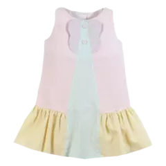 VESTIDO ANA RUGA MULTICORES - comprar online