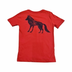 CAMISETA KIDS MASC MC VERMELHO HIBISCO - comprar online