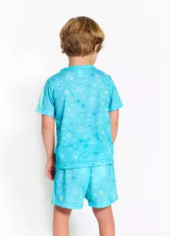 CONJUNTO PIJAMA CONSTELAÇÃO ROBÔ ATLÂNTIDA - Carretel Kids