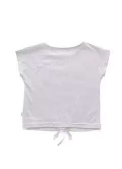 BLUSA POP LISTRAS DIVERTIDA BRANCO - Carretel Kids