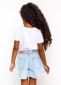 BLUSA POP LISTRAS DIVERTIDA BRANCO - comprar online