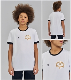 CAMISETA KIDS MASC MC BRANCO