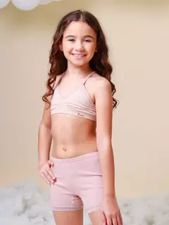 CALCINHA BOXER COM RENDA CHOCOLATE