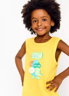 CAMISETA ANIMAL AMARELO - comprar online
