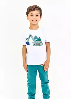 CAMISETA AO TRABALHO BRANCO