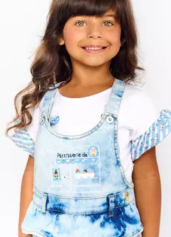 SALOPEETE EU AMO FRUTINHAS JEANS - comprar online