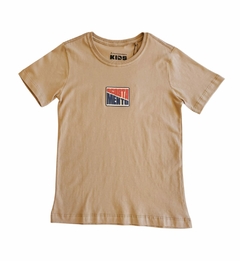 CAMISETA KIDS MASC MC BEGE CAQUI