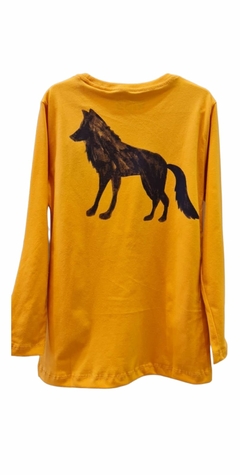 CAMISETA KIDS MASC ML AMARELO MALTA - comprar online