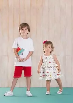 VESTIDO BABADOS QUADRADINHOS na internet