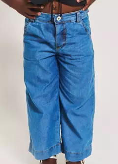 CALÇA FAUNA ENCANTADA JEANS - Carretel Kids