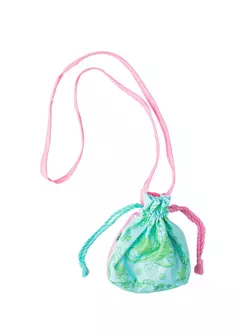 BOLSA LENCO TROPICAL ROSA E VERDE U