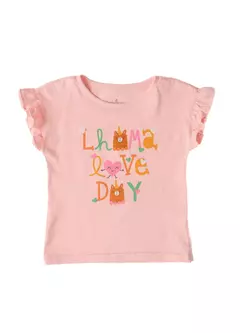 BLUSA LHAMACORNIO ROSA - Carretel Kids