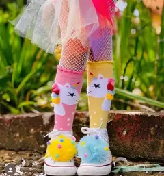 MEIA 3/4 UNICORNIO - Carretel Kids