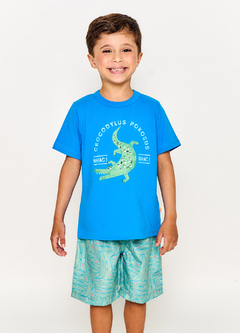 CONJUNTO CROCODYLUS AZUL E VERDE