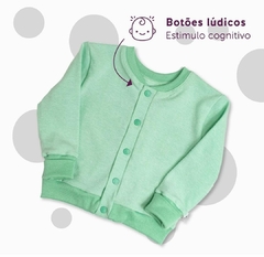 CARDIGAN BOMBER STONE MENTA na internet