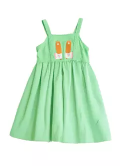 VESTIDO LHAMACORNIO VERDE - Carretel Kids