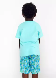 CAMISETA ENFIM O VERÃO AZUL CÉU na internet