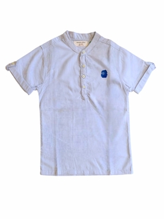 CAMISETA M/C MEU AMIGO PE GRANDE AZUL
